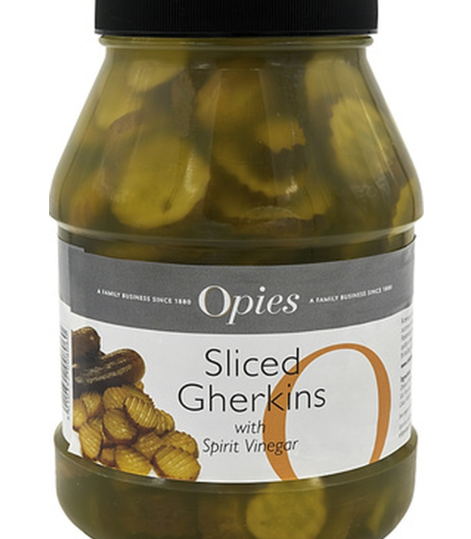 194967 SAV Bennett Opie Pickled Sliced Gherkins 2.5kg