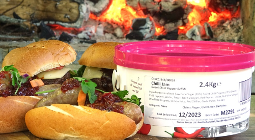 194819 SAV Stokes Sweet Chilli and Red Pepper Jam Relish 2.4kg