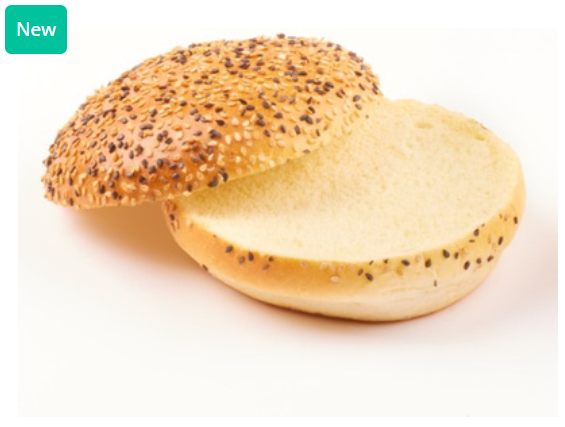 366387 SAV. Panesco Gourmet Seeded Sliced Brioche Bun 70g (30 Pack)