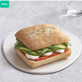 387136 SAV. Frozen Lantmannen Square Ciabatta Roll 105g (40 Pack)