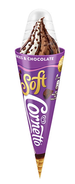 319331 SAV. Frozen Wall's Soft Cookie and Chocolate Cornetto (24 Pack)