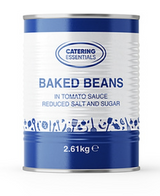 164517 SAV Catering Essentials Reduced Salt and Sugar Baked Beans in Tomato Sauce 2.61kg