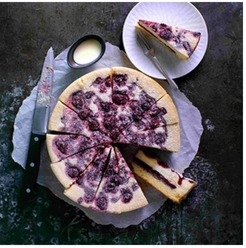388146 SAV. Frozen Mademoiselle Desserts Raspberry and White Chocolate Torte (14 Portions)