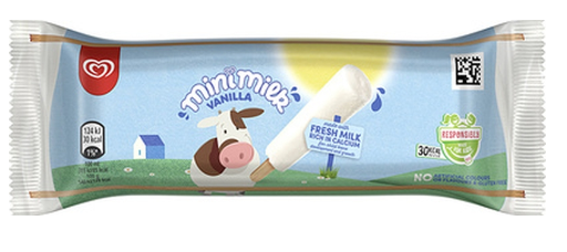 389235 SAV. Frozen Wall's Vanilla Mini Milks (44 Pack)