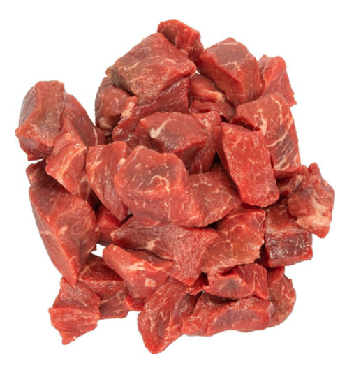 366020 SAV. Frozen Thatcham Butchers Diced Beef 1kg