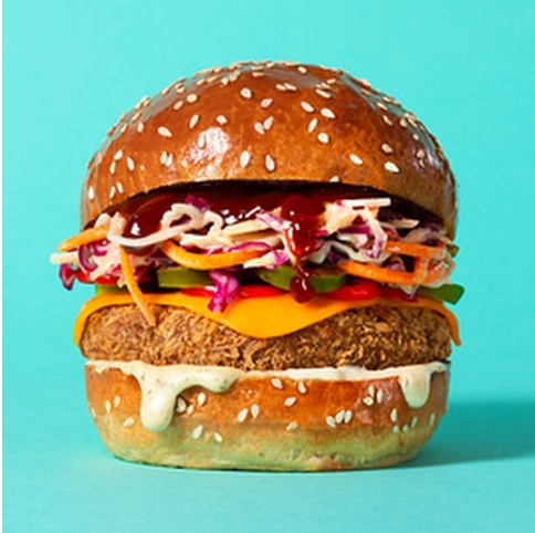 313520 SAV. Frozen Biff's Vegan Crispy Jackfruit Burger 100g (24 Pack)