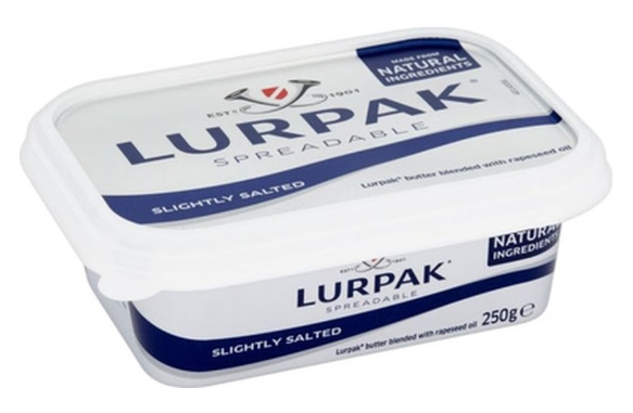 229204 SAV Chilled Lurpak Spreadable Slightly Salted 250g