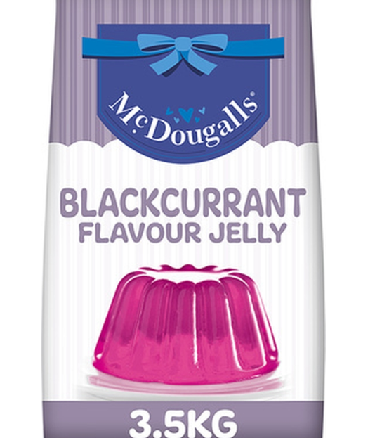 137597  SAV McDougalls Blackcurrant Jelly Crystals 3.5kg