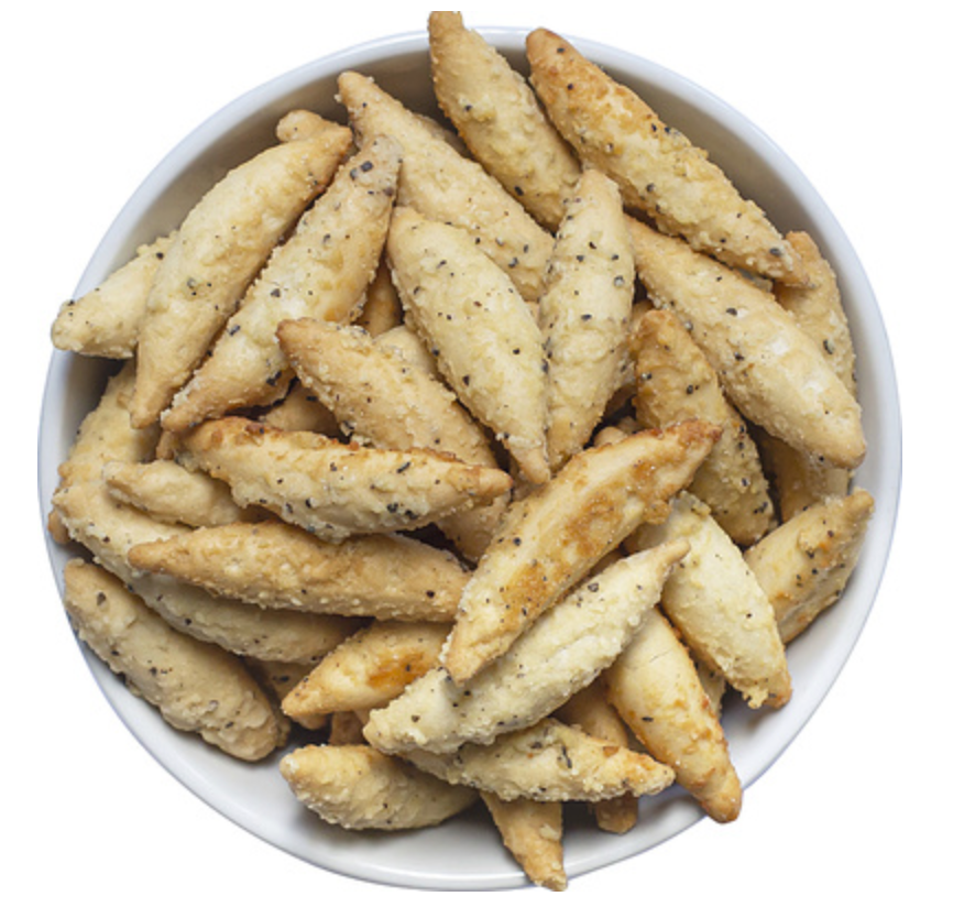 116182  SAV. Belazu Pecorino and Black Pepper Pico Breadsticks 430g