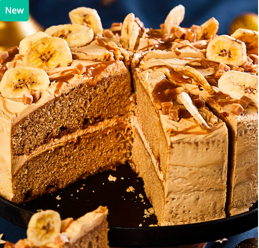 366058 SAV. Frozen Country Range Banoffee Cake (16 Portion)