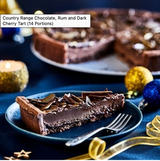 316328 SAV. Frozen Country Range Chocolate, Rum and Dark Cherry Tart (14 Portions)