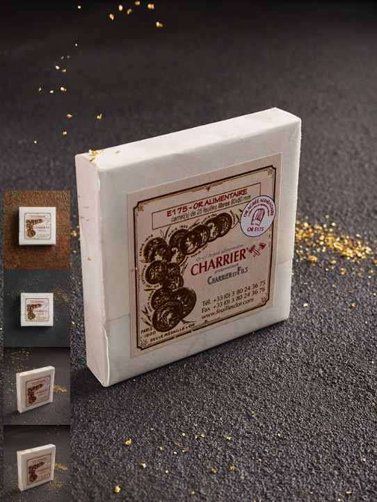 Gold Leaves 23 Carats 80mmx80mm (25 sheets)