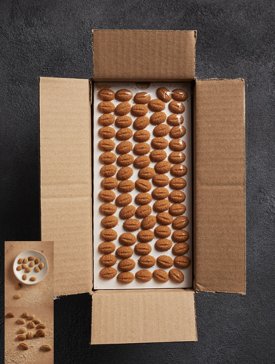 Unwrapped Coffee Beans Shaped Amber 1.4g