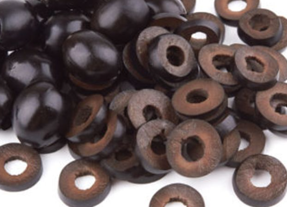 Dehydrated Sliced Black Olives 250gr