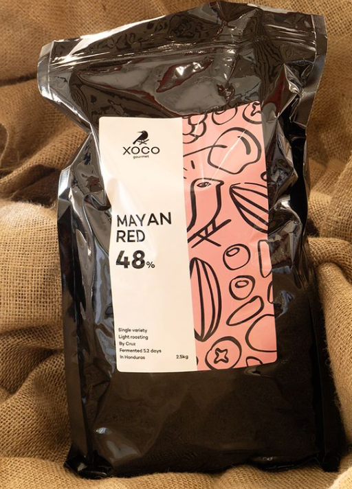 Mayan Red 48% Milk Pistoles 2.5kg
