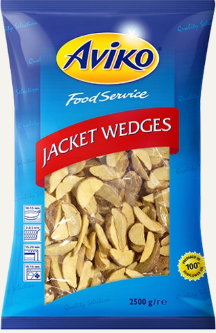 Aviko Skin on Jacket Wedges 4x2.5kg