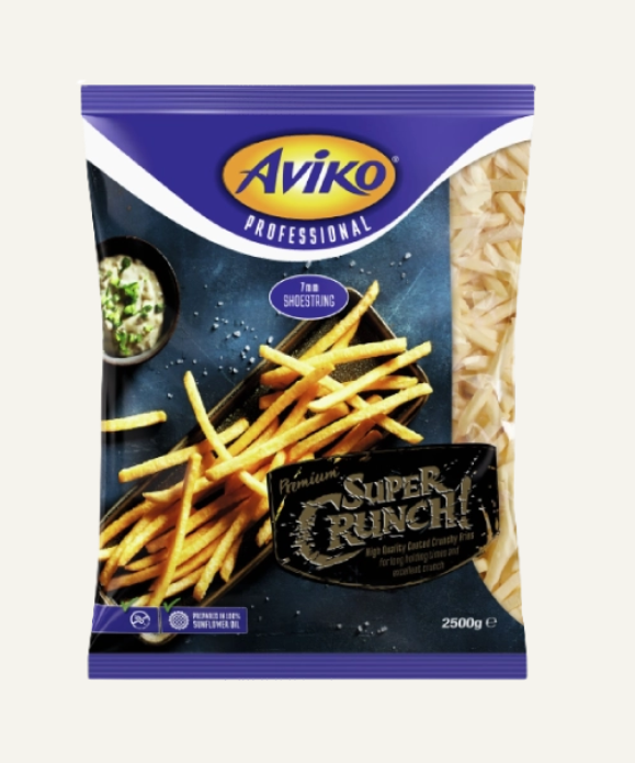 Aviko Super Crunch Julienne 7mm chips 4 x 2.5kg