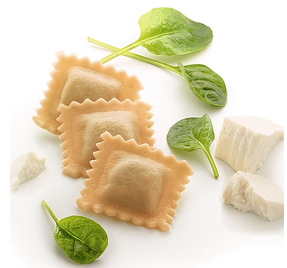 SAV. 392934 Fresh Pasta Frozen Hilcona Ricotta and Spinach integrale Wholemeal Ravioli 2x2kg