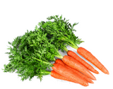 407058 SAV. Chilled Bunched Large Carrots 200g