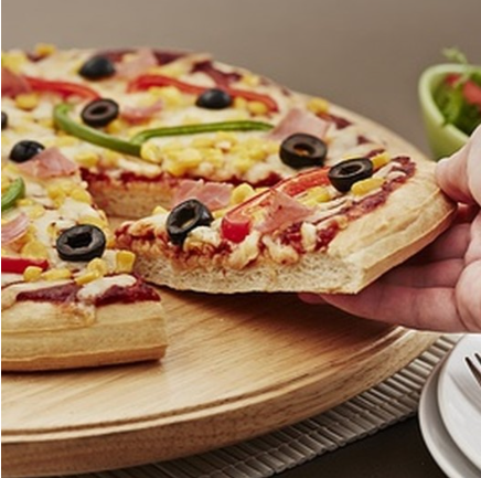 382206 SAV. Frozen Country Range Deep Pan Pizza Base 12 inch (10 Pack)
