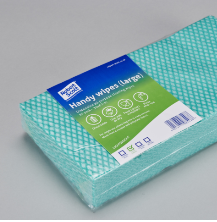 602492 SAV. Robert Scott Green All Purpose Cloths 60x30cm 50pcs