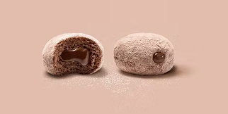 CNF25/01. Mini double chocolate filled beignets  x105