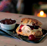 SAV. Frozen Handmade Cake Company Large Cherry Bakewell Scone 130g (24 Pack)