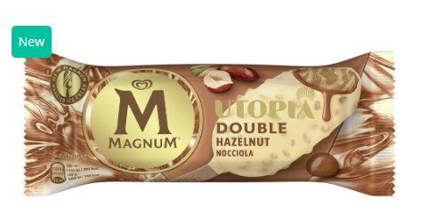 SAV. Frozen Wall's Magnum Double Hazelnut Ice Cream (20 Pack)