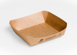 SAV. Notpla Compostable Curved Tray 6x6 Inch (600 Pack)