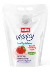 SAV. Chilled Muller Vitality Healthy Balance Strawberry Yoghurt 3kg