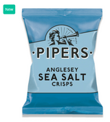 SAV. Pipers Angelsey Sea Salt Vegan Crisps 40g (24 Pack)