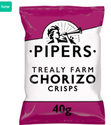 SAV. Pipers Trealy Farm Chorizo Crisps 40g (24 Pack)