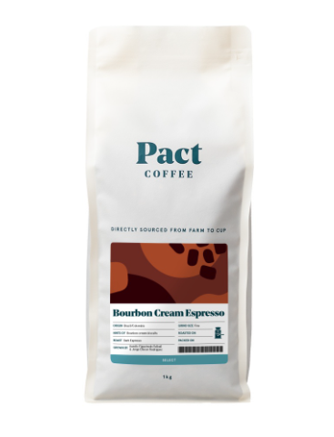 SAV. Pact Coffee Bourbon Cream Espresso Coffee 1kg