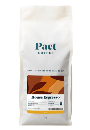 SAV. Pact Coffee House Blend Espresso Coffee 1kg