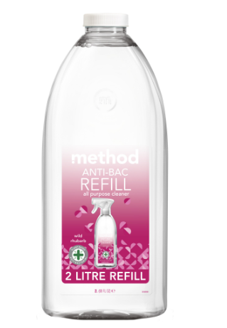 666020 SAV. Method Rhubarb Antibac Surface Spray 2ltr