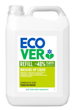 SAV. Ecover Lemon and Aloe Washing Up Liquid 5ltr