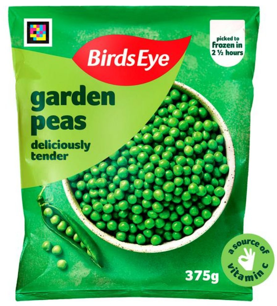 SUP. Peas Garden Birds Eye - 1kg - FROZEN PRODUCT