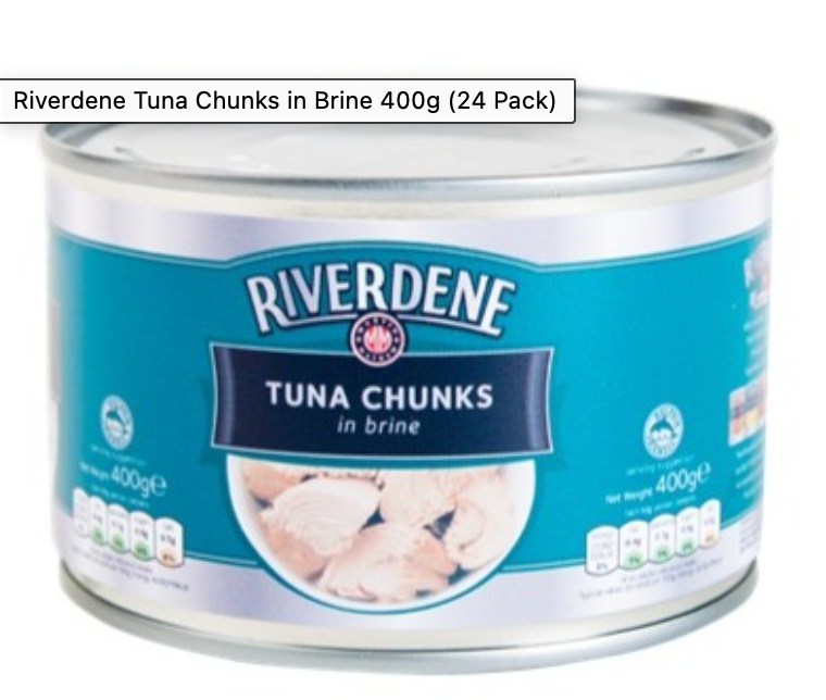 104058 SAV. Tuna Chunks in Brine 400g