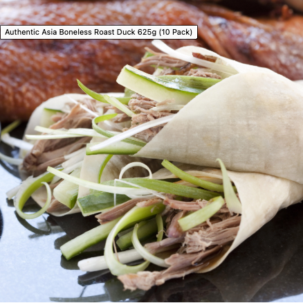 SAV. Authentic Asia Boneless Roast Duck 625g (10 Pack) Frozen