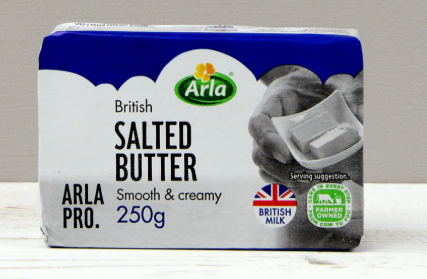 Elite. Arla Salted Butter 20 x 250g