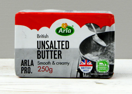 Elite. Arla Unsalted Butter 20 x 250g