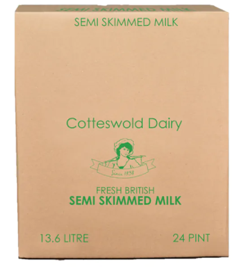Elite. Cottswolds Semi Skimmed Milk Pergal