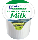 Elite. Lakeland Semi Skimmed Milk Portions 120 x 12ml