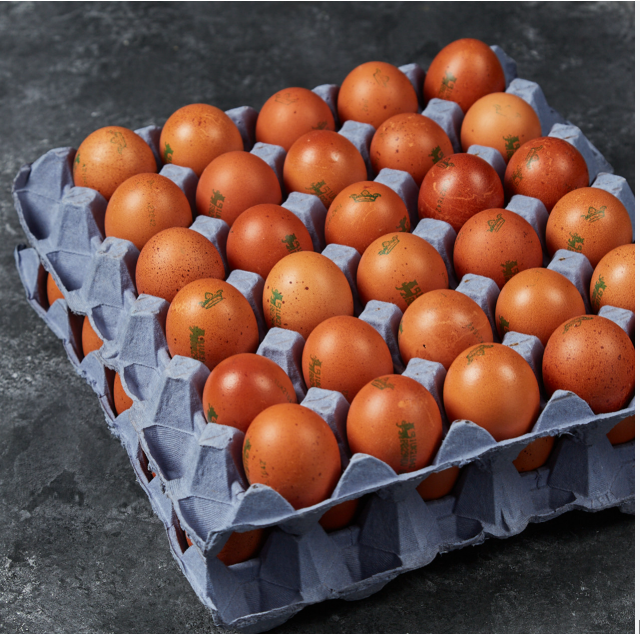 CHAPEL. Eggs Burford Browns x 5 dozen 2 Trays(Clarence Court)