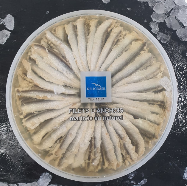 STICK.   Anchovy Fillets White in Oil  1kg
