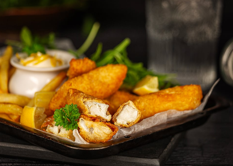 STICK.  Cod Goujons Battered  1kg  FZ