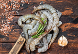 STICK.   Tiger Prawns Head Less Skin On Block 700g Nett Weight  8-12  1.4kg  FZ