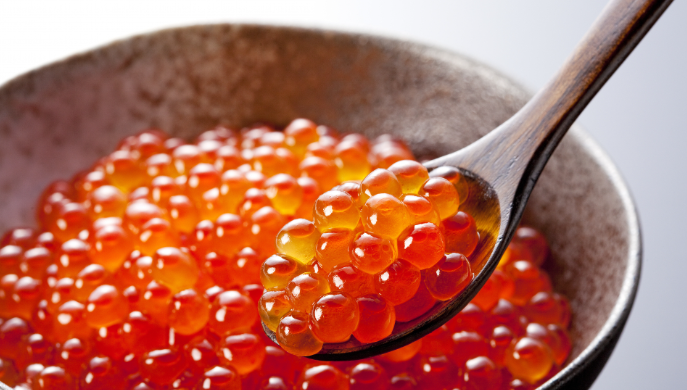 STICK.  Salmon (Roe) Pearls (eggs) 100g