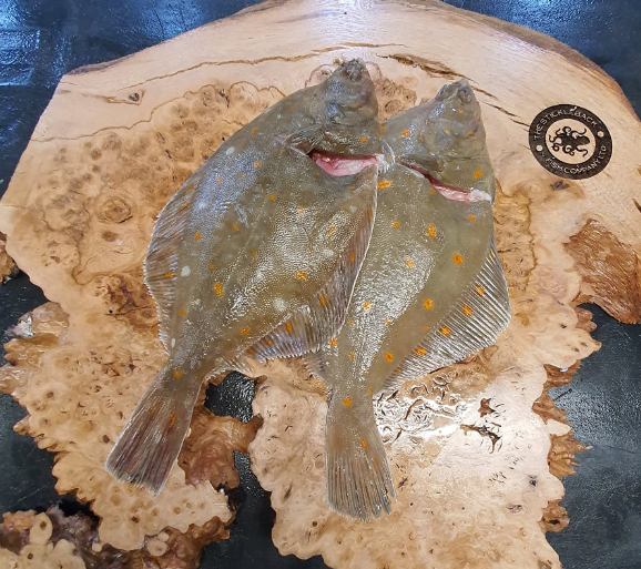 STICK. Plaice Whole Dark Side Skinned & Trimmed 450-560g