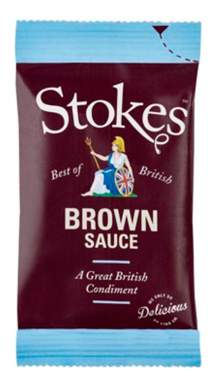Elite. Stokes Brown Sauce Sachets 80x32g
